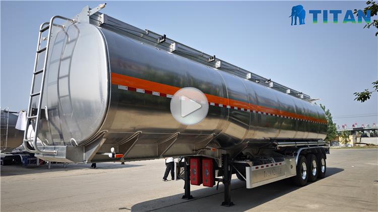 38000 Ltrs Aluminum Alloy Tanker Trailer for Sale In Tanzanian El remolque cisterna de aleaci&oacute;n de aluminio de 38000 litros se transportar&aacute; a Tanzania