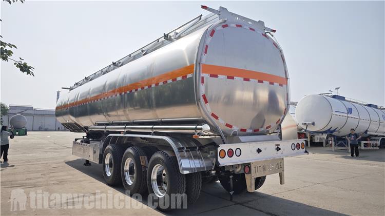 38000 Ltrs Aluminum Alloy Tanker Trailer for Sale In Tanzanian El remolque cisterna de aleaci&oacute;n de aluminio de 38000 litros se transportar&aacute; a Tanzania