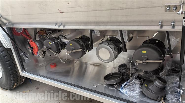 Semirremolque cisterna de aluminio de 45000 litros exporta a Tanzania