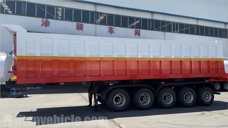 Remolque volquete de 5 ejes y 100 toneladas a la venta en Camer&uacute;n