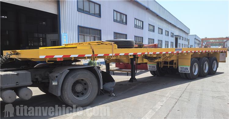 Remolque extensible de tres ejes y 25 m a la venta en Guyana