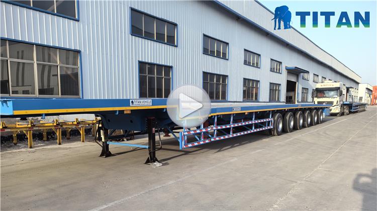 Remolque extensible de 62 m para transporte de palas de molino de viento a la venta en Filipinas