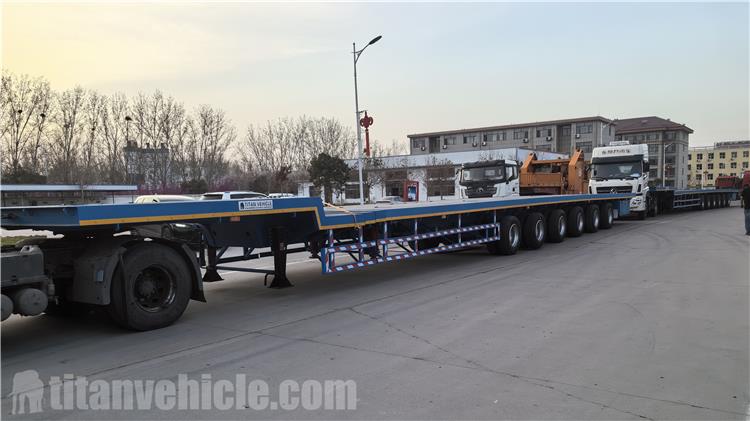 Remolque extensible de 62 m para transporte de palas de molino de viento a la venta en Filipinas