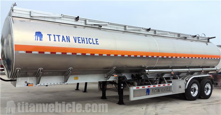 Remolque cisterna de combustible de aluminio de 2 ejes a la venta en Costa Rica