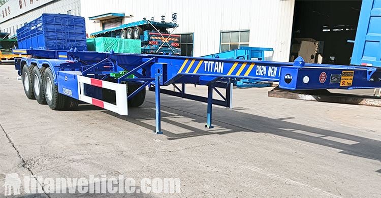 Chasis de contenedor de 3 ejes y 40 pies a la venta en Vietnam