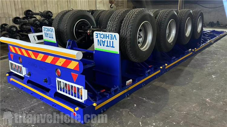 Semirremolque con valla de 4 ejes a la venta en Ghana Accra