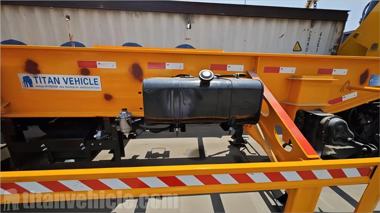 Remolque de carga lateral de contenedor de 40 pies a la venta en Guam