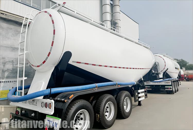 Remolque cisterna a granel de 3 ejes a precio de venta en Zambia