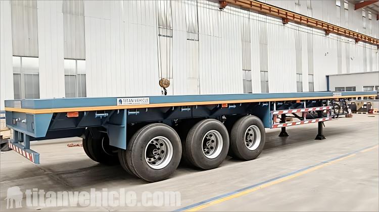 Remolque de plataforma plana extensible de 24 m a la venta en Argelia