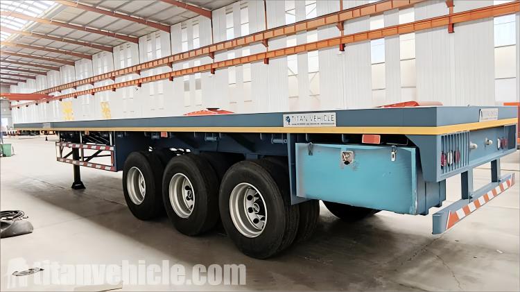 Remolque de plataforma plana extensible de 24 m a la venta en Argelia