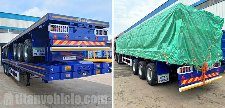 Remolques de plataforma plana de 45 pies a la venta en Gambia