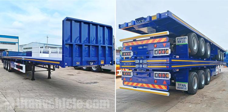 Remolques de plataforma plana de 45 pies a la venta en Gambia