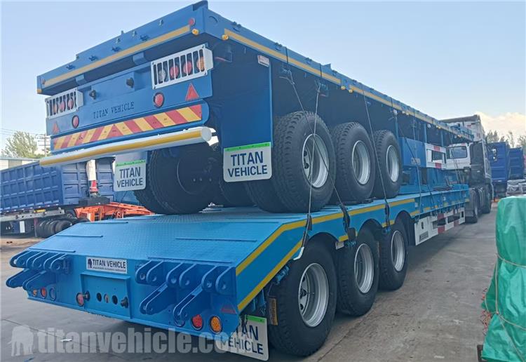 Remolque de plataforma baja y remolque de plataforma plana en venta en Kenia