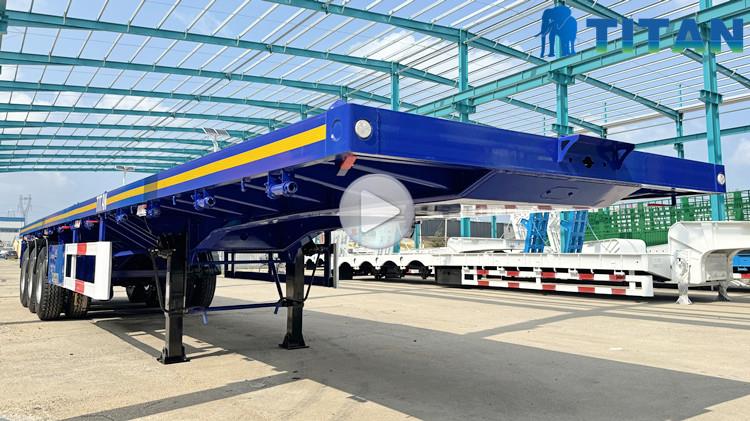 Remolque de plataforma plana de tres ejes TITAN Vehicle en venta en Tanzania