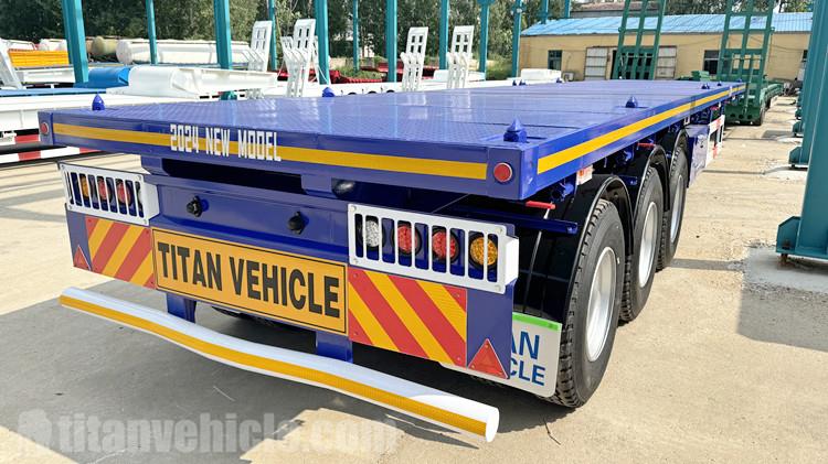 Remolque de plataforma plana de tres ejes TITAN Vehicle en venta en Tanzania