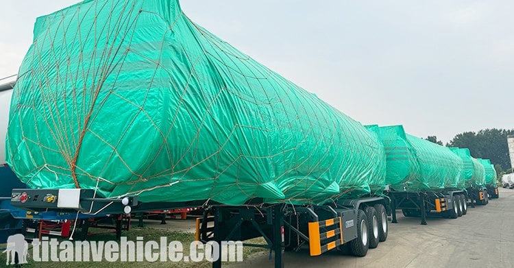 Remolque cisterna de combustible de 3 ejes en venta en la Rep&uacute;blica Democr&aacute;tica del Congo