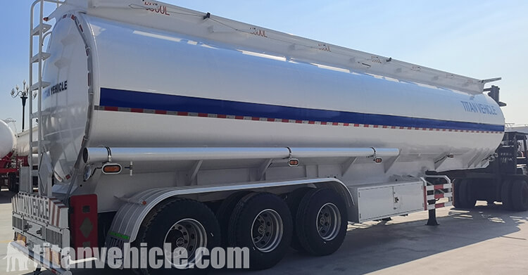 Remolque cisterna de combustible de 7 compartimentos en venta en Zambia