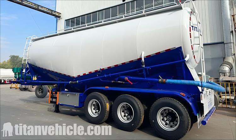 Remolque cisterna de cemento a granel de 3 ejes ser&aacute; enviado a Rep&uacute;blica Dominicana