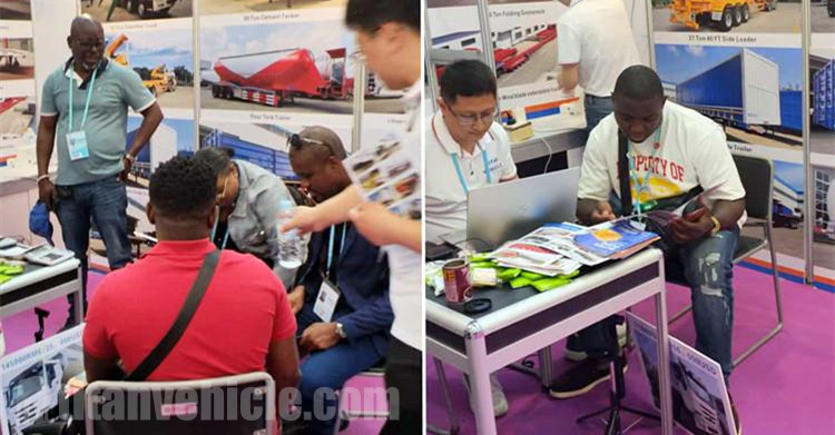 Clientes de todo el mundo visitan el stand de TITAN en la Feria de Cantón