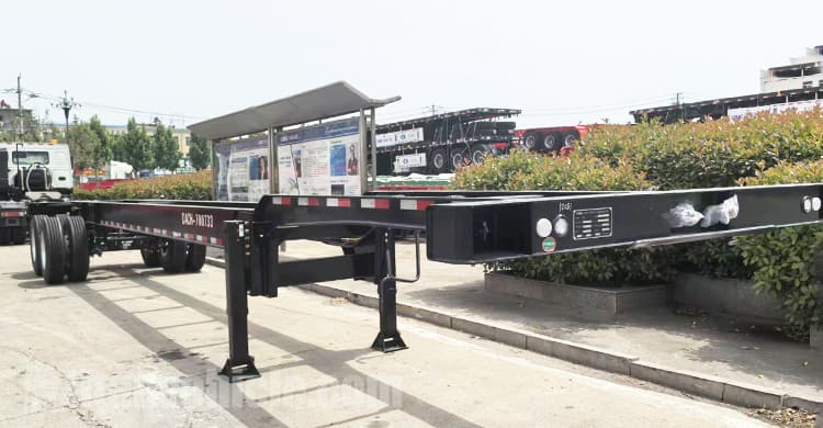 Remolque contenedor de dos ejes en venta en Jamaica