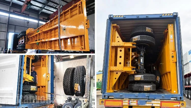 Fabricantes de semirremolques de plataforma de tres ejes en venta en Ghana