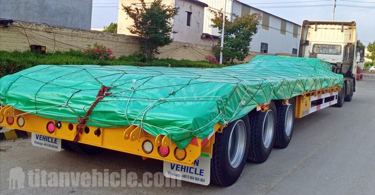 Se enviará un remolque de plataforma baja de tres ejes a Gabón