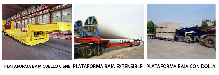 Varios tipos de plataforma baja