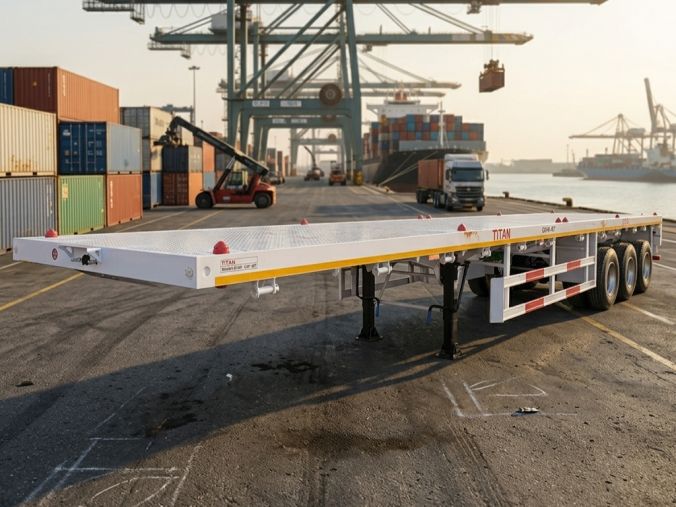 Semirremolque Plataforma Plana TITAN 2026 de 3 Ejes (60 Toneladas)